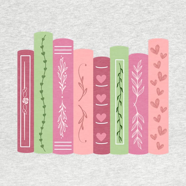 Pastel Bookshelf by medimidoodles